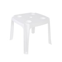 Маса за пикник, Пластмасова маса за чадър, и поставка за чаши, 44х44х39см, снимка 1 - Къмпинг мебели - 40318690