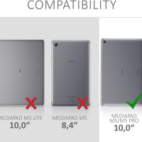 Калъф от PU кожа за Huawei MediaPad M5 Kwmobile, снимка 3 - Таблети - 42243522