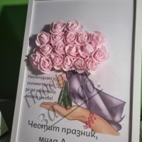 Букети в рамка с 3Д вечни рози, снимка 3 - Декорация за дома - 41163127