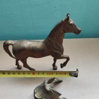 месингова статуетка-кон, снимка 3 - Други ценни предмети - 42110495