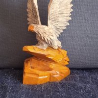 Дървен орел , снимка 3 - Статуетки - 41902581