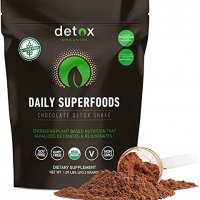 Detox Organics Daily Superfood Chocolate Shake, Шоколадов шейк, снимка 1 - Хранителни добавки - 35951922