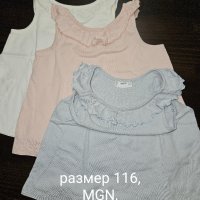 Детски блузки и рокли и размер 110-116, снимка 4 - Детски комплекти - 42711506
