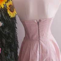 официална шаферска рокля в бледо розово, снимка 3 - Рокли - 41981062