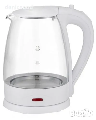 Електрическа кана Rosberg - R51230G, 2200W, 1.8 l, бяла, снимка 1