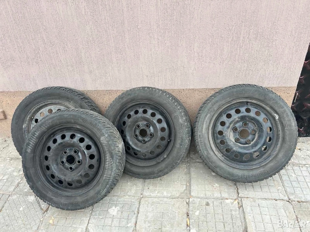 Джанти Vw,Seat,Skoda с гуми 205/55/16 Continental, снимка 1