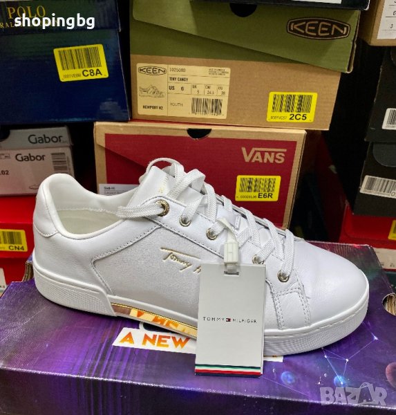 Дамски маратонки Tommy Hilfiger Gold, снимка 1