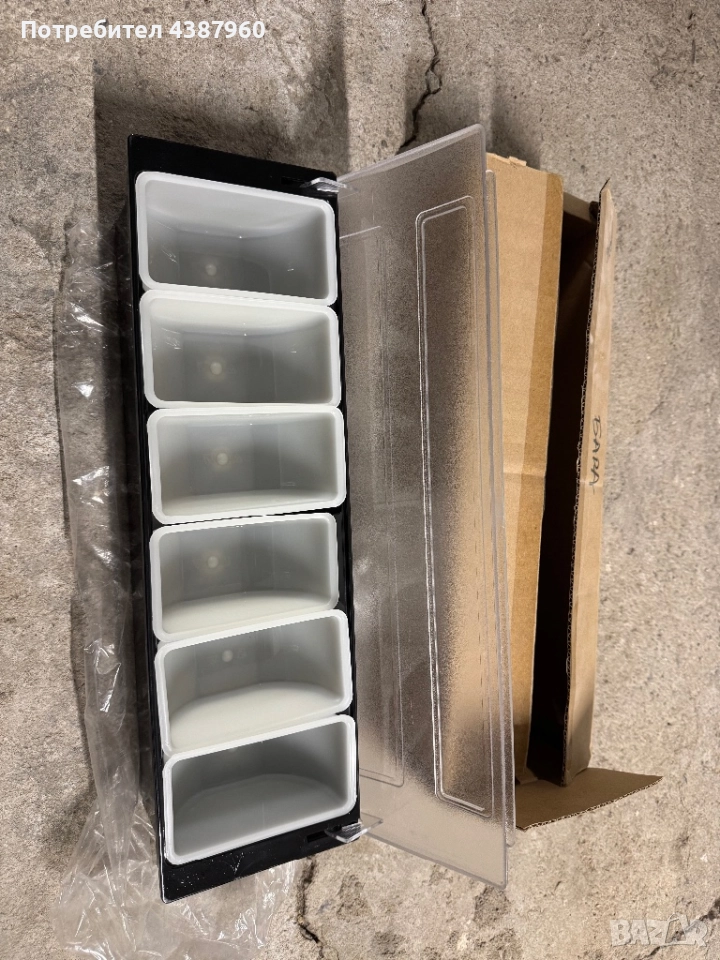 Бар Органайзер С 6 Контейнера, снимка 1