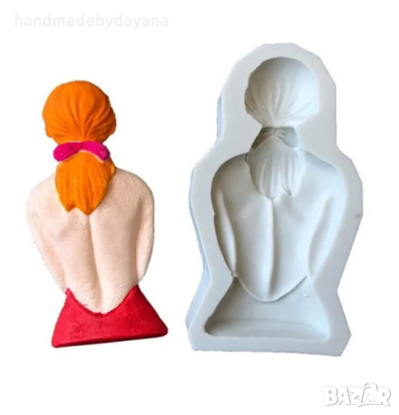 силиконов молд момиче, снимка 1