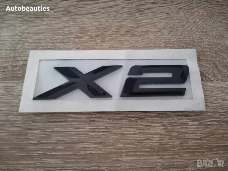 черна емблема BMW X2, снимка 1