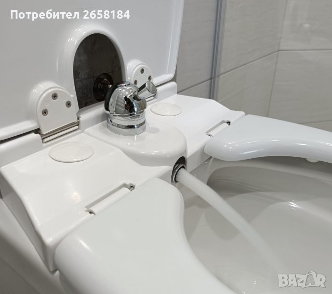 Седалка-биде с вграден смесител. Универсална, Италианска, снимка 1