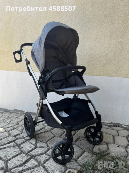 Комбинирана бебешка количка Hauck Vision x Set Silver + ПОДАРЪК чанта, снимка 1