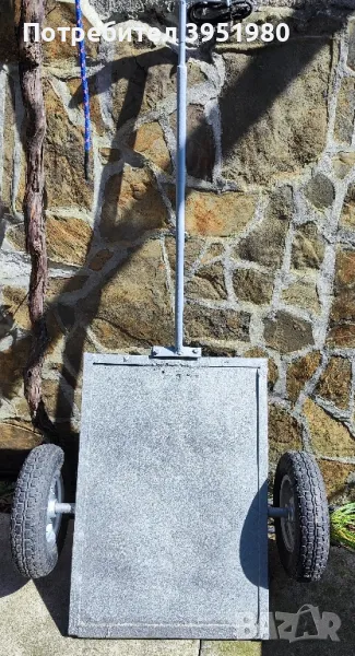 Ръчна ,плоска количка за тежки товари, снимка 1