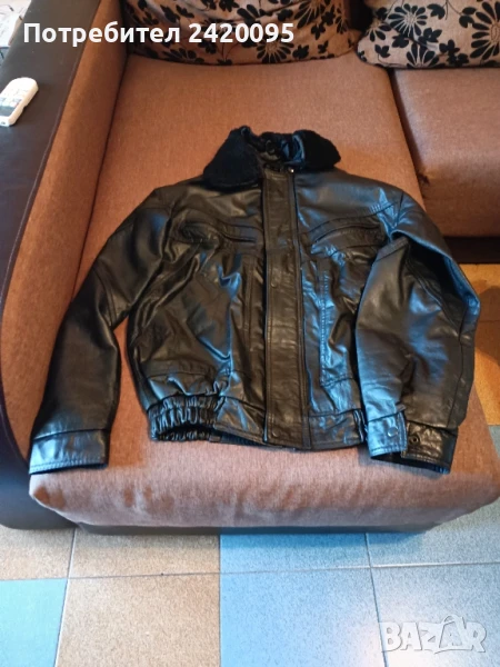 кожено яке-100лв, снимка 1