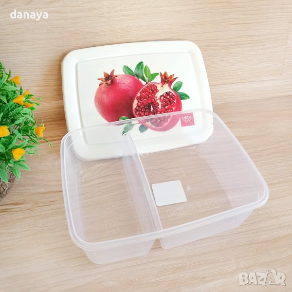 3149 Кутия за храна с 2 отделения, 500ml + 300ml, снимка 1