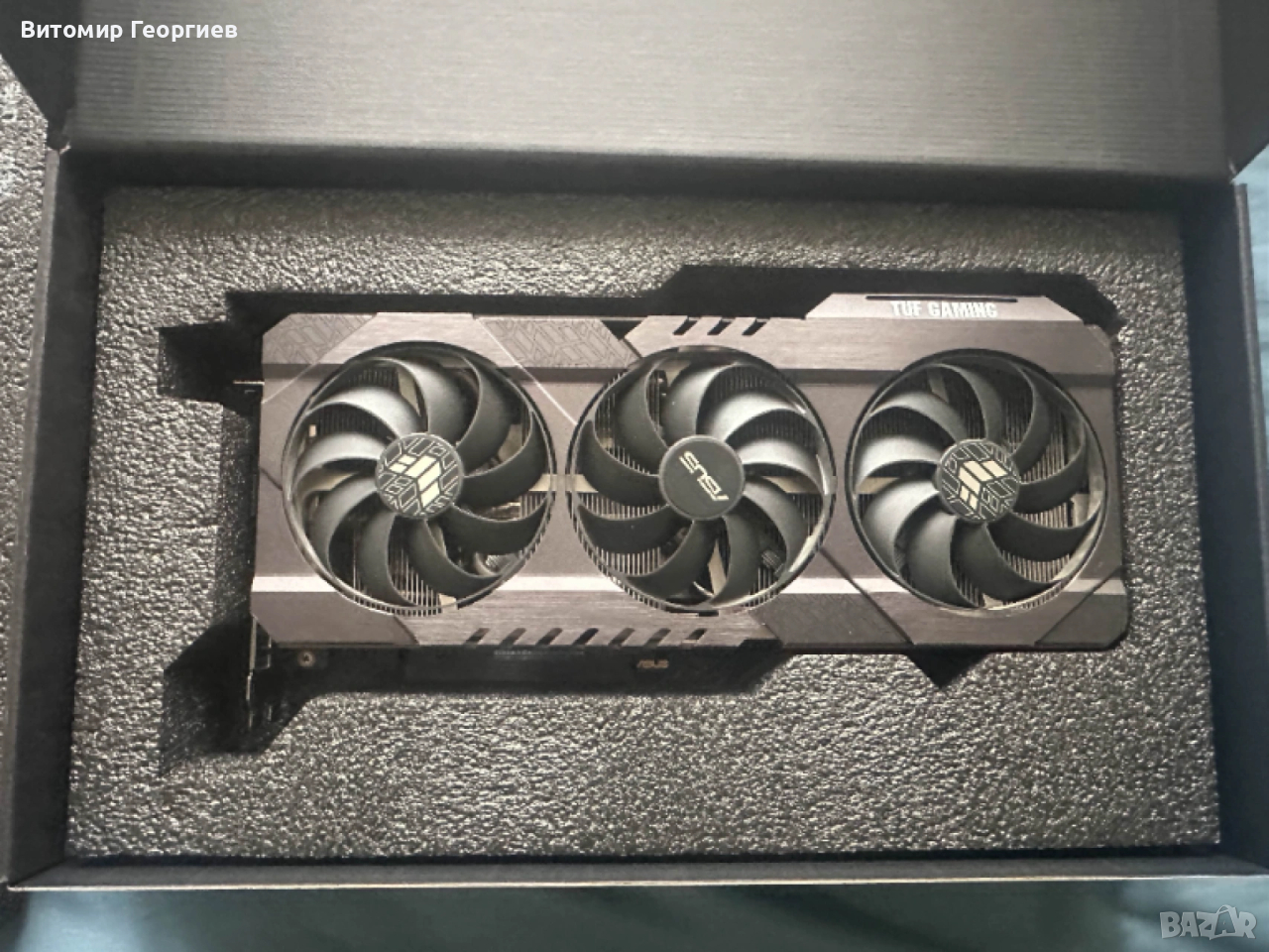 Видеокарта GeForce RTX 3060 ASUS TUF 12GB, снимка 1