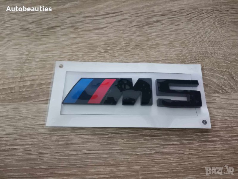 БМВ Bmw M5 черна емблема лого, снимка 1