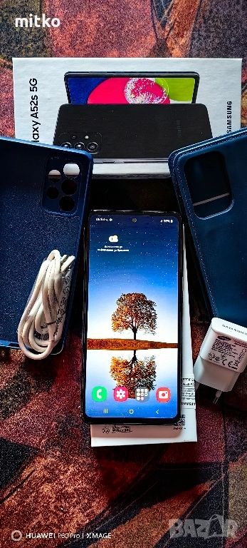 SAMSUNG GALAXY A52s 5G-ТОП.6.5"Oled 120Hz.display, снимка 1