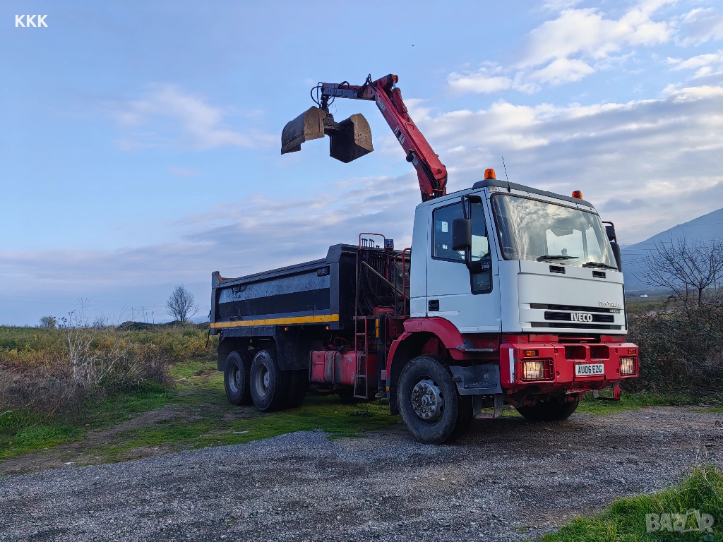 Самосвал кран граифер 6x4, снимка 1