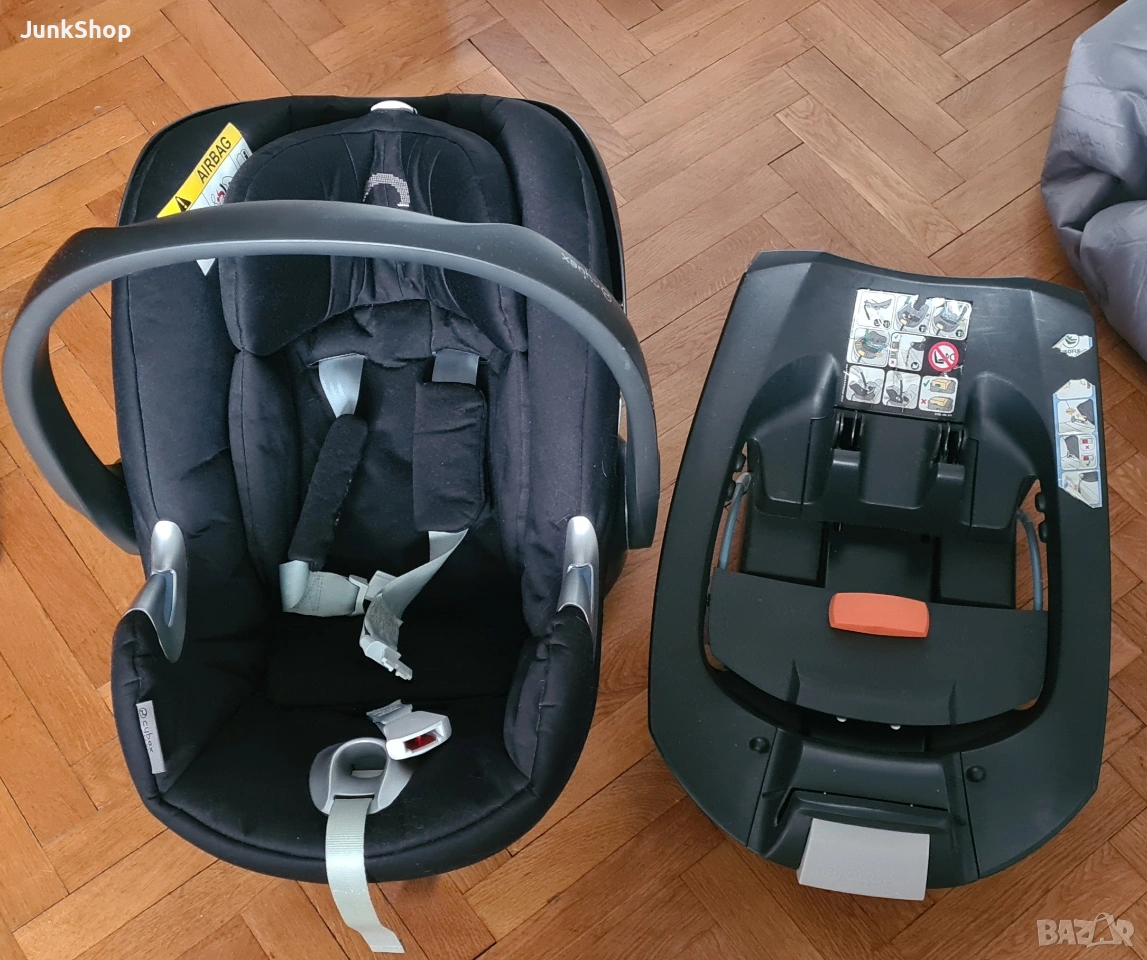 Столче за кола за новородено Cybex Aton Q с ISOFIX, снимка 1