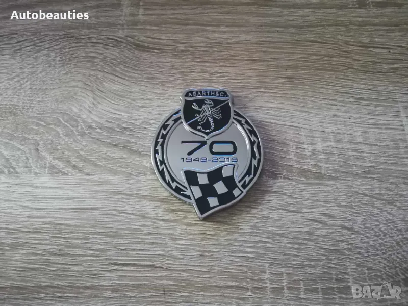 метална емблема Abarth 70th Anniversary, снимка 1