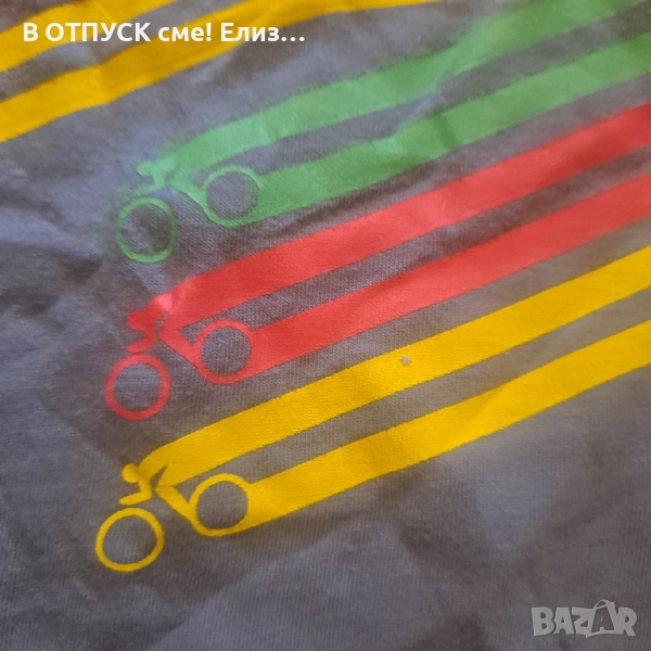 Оригинал лицензна тениска състезание колела байк Tour de France, снимка 1