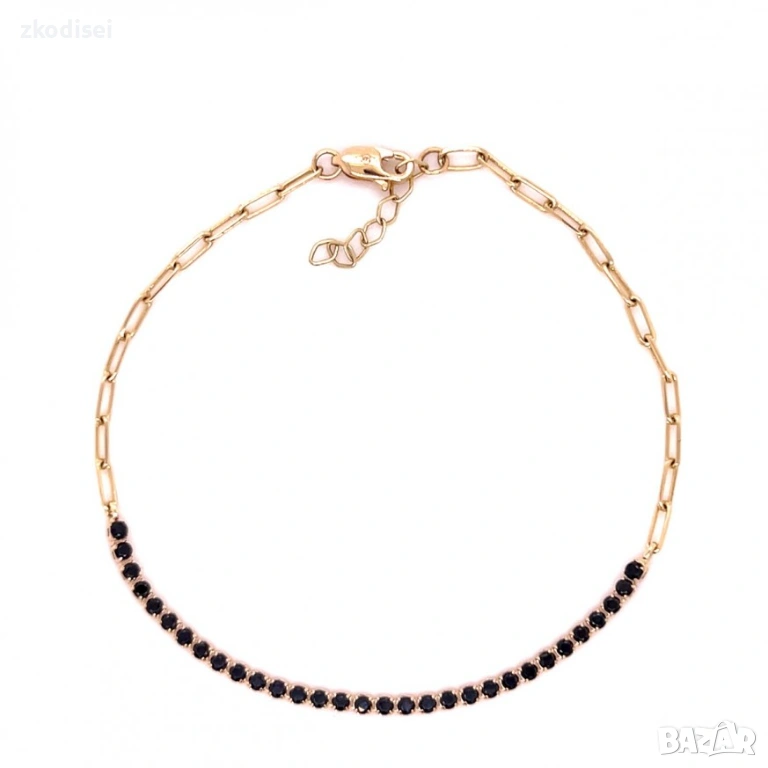 Златна дамска гривна 1,92гр. 14кр. проба:585 модел:36381-3, снимка 1