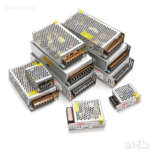 Захранване за LED лента 12VDC, 25W, 2А, метален корпус+други, снимка 1