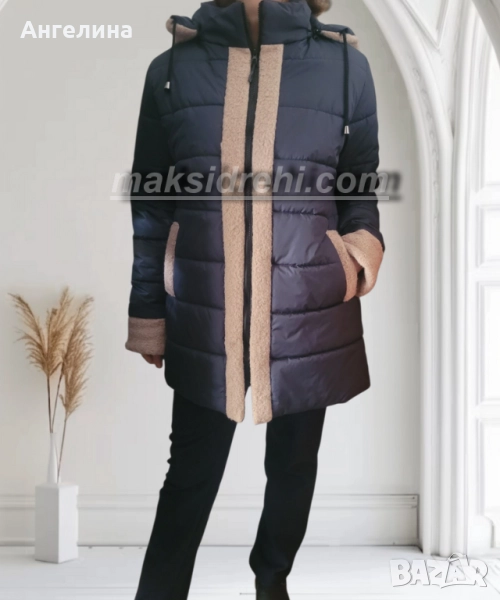 Олекотено дамско зимно яке., снимка 1