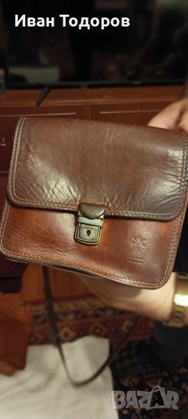 Мъжка чанта Florence от мек телешки бокс, снимка 1