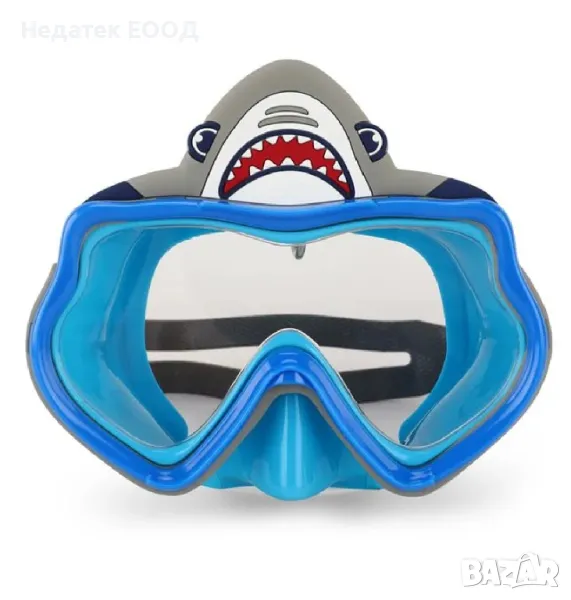 Детска маска за плуване, Акула, 6-12 години., снимка 1