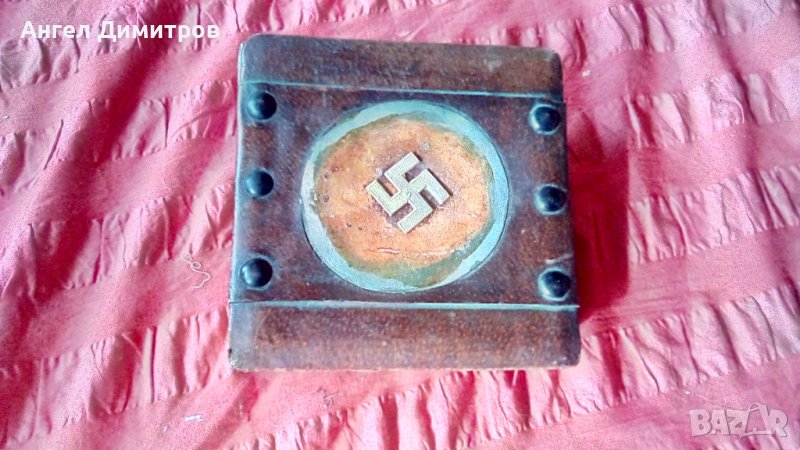 Трети райх кутия естествена кожа , снимка 1