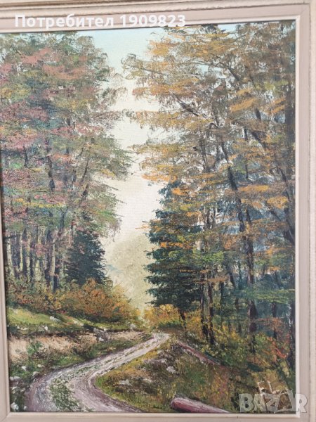 Стара маслена картина, снимка 1