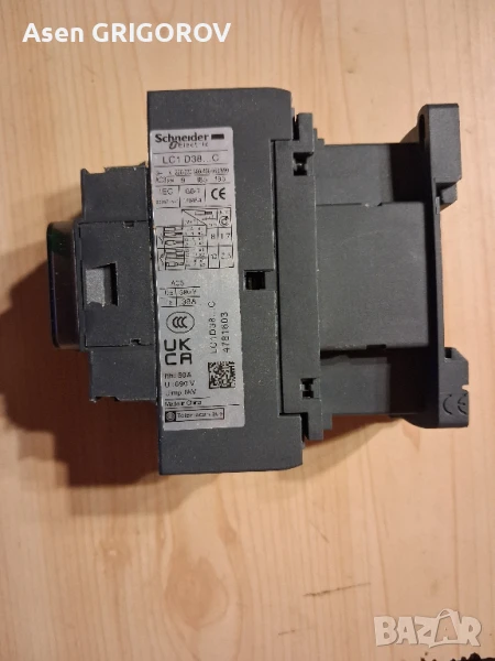 контактор 18,5кW/380v бобина-220V/50/60Hz, снимка 1