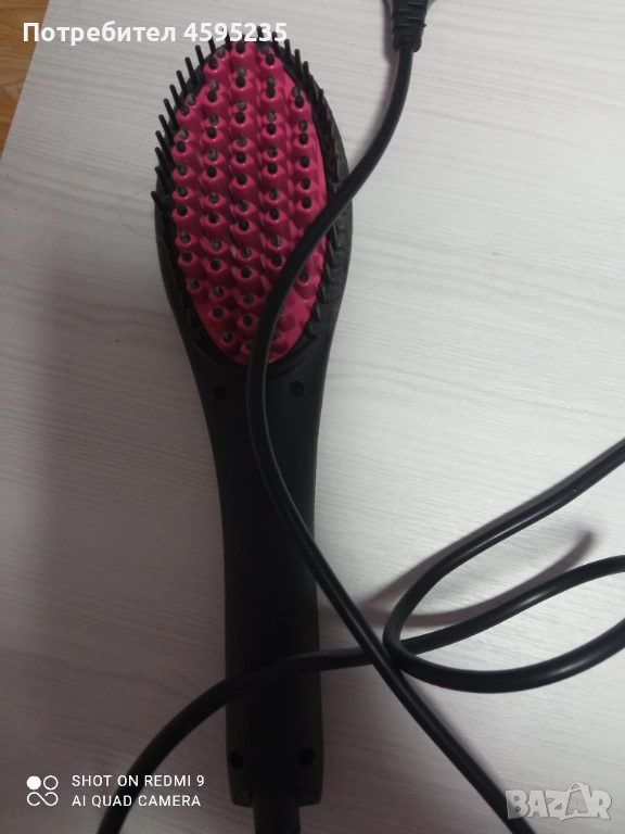 Преса за коса гребен - удобно изправяне, снимка 1