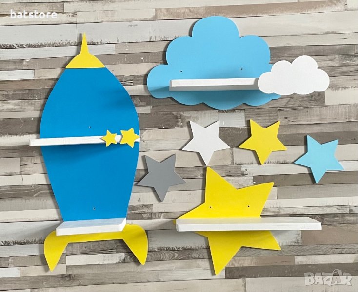 Детска етажерка ракета , снимка 1
