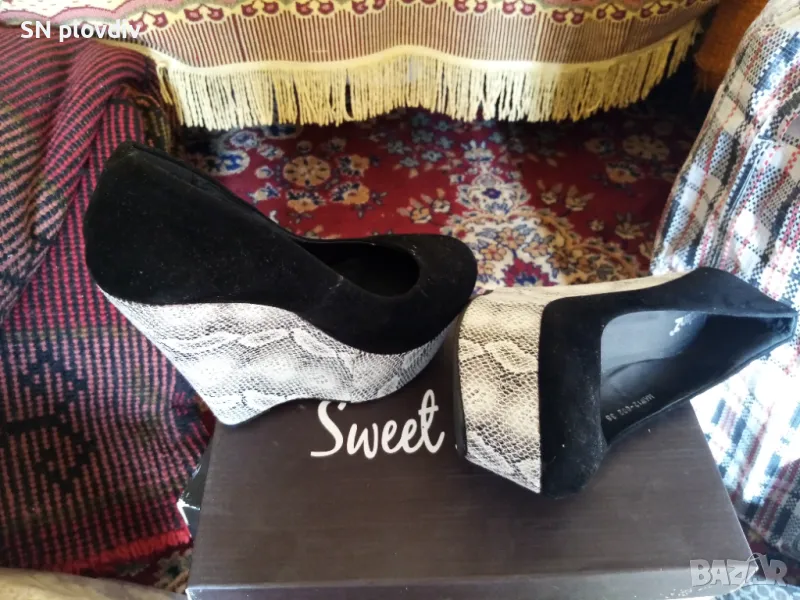 Обувки на платформа, 38номер, снимка 1