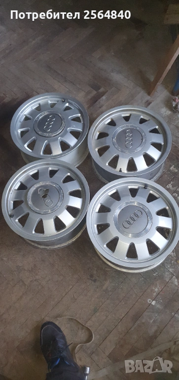 Ал.джанти за Ауди 15цола 5×112, снимка 1