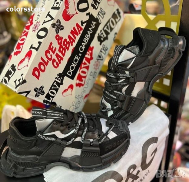 Дамски черни маратонки  Dolce&Gabbana  код Br-S6A, снимка 1