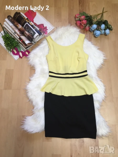 Рокля с пеплум, снимка 1