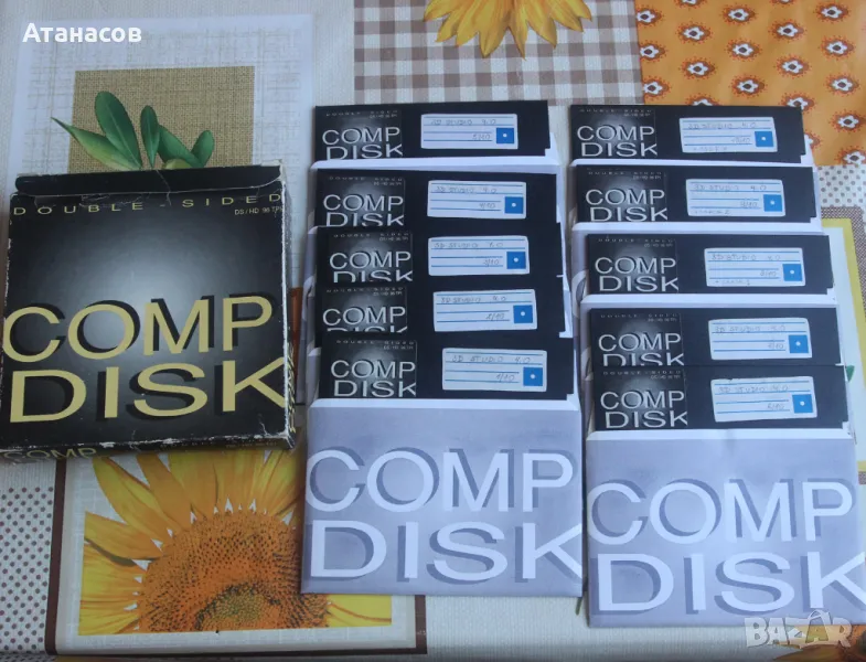 Стари дискети - 5.25" SS-DD Floppy Disks, снимка 1