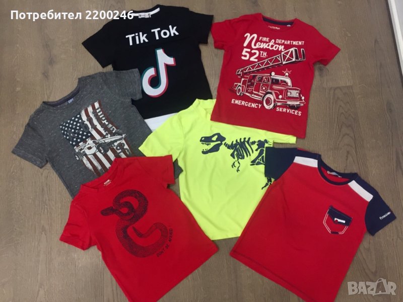 Лот детски тениски 110, снимка 1