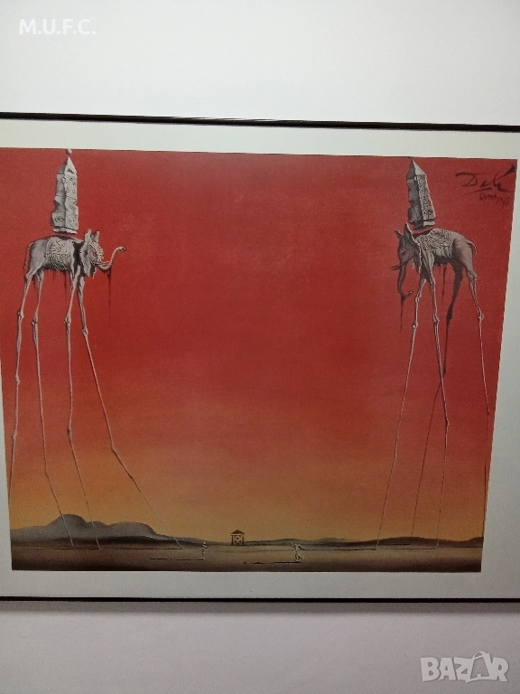 Салвадор Дали.52см на 62см.Уникална., снимка 1