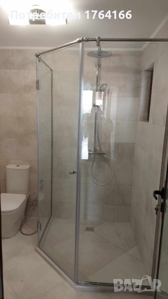 Душ кабина -тип трапец, снимка 1