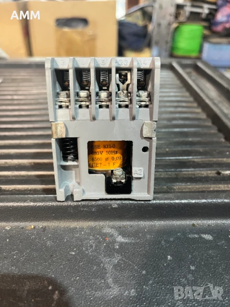 Български контактор 6 А. - К6Е, снимка 1