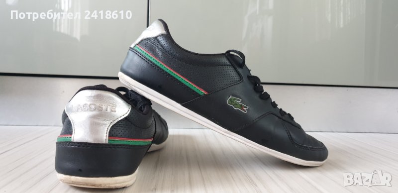 Lacoste Sport Leather UK 8 US 9 Mens Size 42/26.5см ОРИГИНАЛ! Мъжки спортни обувки!, снимка 1