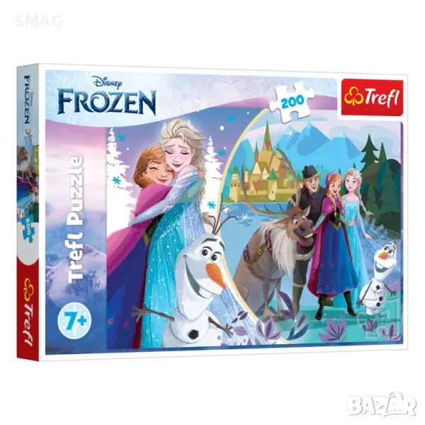 Пъзел замръзналото кралство 2 Frozen 2 Елза и Анна Hug (200 части) S_1239788, снимка 1