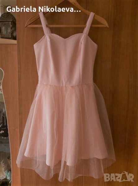 Кокетна розова рокличка, снимка 1