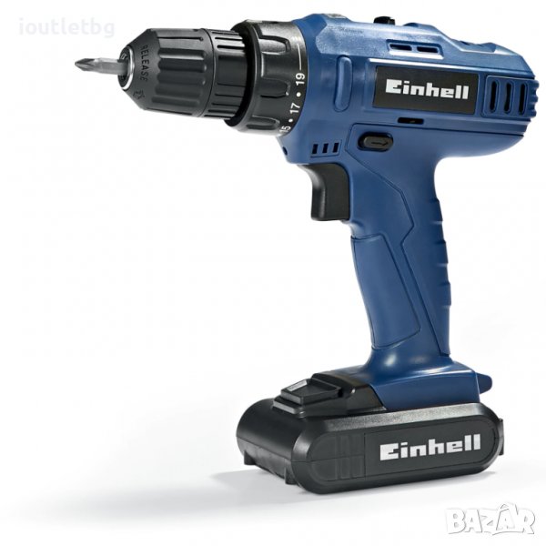 Винтоверт Einhell BT-AS 18Li 18V 1.5Ah 19 + 1 нива LED светлина в ...