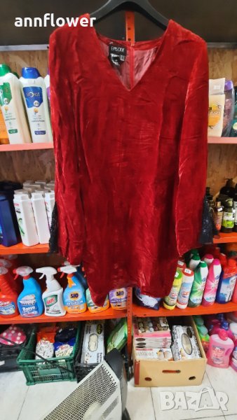 Рокля Episode плюш кадифе, снимка 1